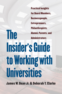 Omslagafbeelding: The Insider's Guide to Working with Universities 9781469653419