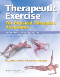 Omslagafbeelding: Therapeutic Exercise for Physical Therapy Assistants: Techniques for Intervention 3rd edition 9781608314201