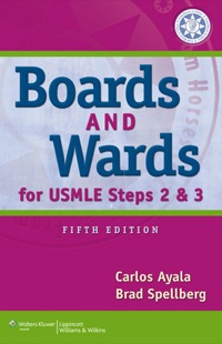 Cover image: Boards & Wards for USMLE Steps 2 & 3 5th edition 9781451144062