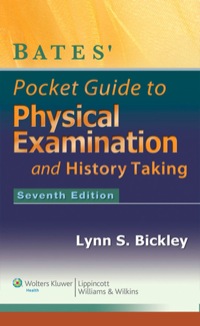 Cover image: Bates' Pocket Guide to Physical Examination and History Taking 7th edition 9781451173222