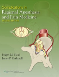 Imagen de portada: Complications in Regional Anesthesia and Pain Medicine 2nd edition 9781451109788