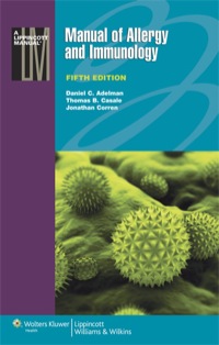 Titelbild: Manual of Allergy and Immunology 5th edition 9781451120516