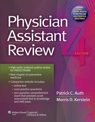 Cover image: Physician Assistant Review 4th edition 9781451144093