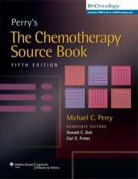 Imagen de portada: Perry's The Chemotherapy Source Book 5th edition 9781451101454