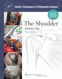 Cover image: The Master Techniques in Orthopaedic Surgery: Shoulder 3rd edition 9780781797481