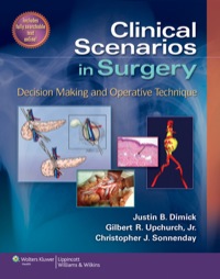 Cover image: Clinical Scenarios in Surgery 1st edition 9781609139728