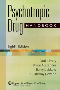 Imagen de portada: Psychotropic Drug Handbook 8th edition 9780781762731