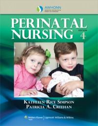 Cover image: AWHONN's Perinatal Nursing 4th edition 9781609136222