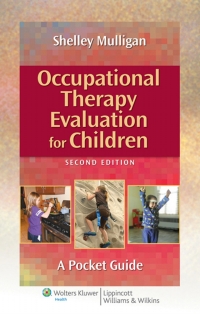 Imagen de portada: Occupational Therapy Evaluation for Children 2nd edition 9781451176179