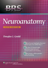 表紙画像: BRS Neuroanatomy 5th edition 9781451176094