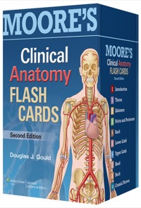 Imagen de portada: Moore's Clinical Anatomy Flash Cards 2nd edition 9781451173352