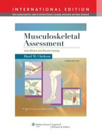 Cover image: Musculoskeletal Assessment: Joint Motion and Muscle Testing 3rd edition 9781451175714