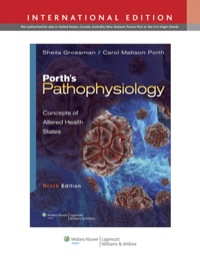 Cover image: Porth's Pathophysiology: Concepts of Altered Health States 9th edition 9781451145991