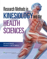 Cover image: Research Methods in Kinesiology and the Health Sciences 9780781797740