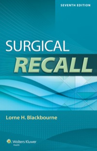 Cover image: Surgical Recall 7th edition 9781451192919