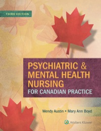 Cover image: Psychiatric & Mental Health Nursing For Canadian Practice 3rd edition 9781451190878