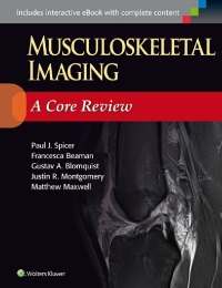 Cover image: Musculoskeletal Imaging: A Core Review 9781451192674