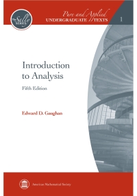 Cover image: Introduction to Analysis 9780821847879