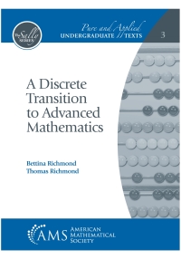 Imagen de portada: A Discrete Transition to Advanced Mathematics 9780821847893