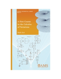 Cover image: A First Course in the Calculus of Variations 9781470414955