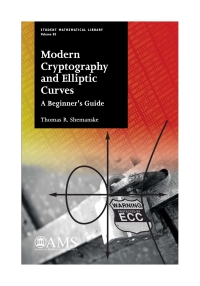 Cover image: Modern Cryptography and Elliptic Curves 9781470435820