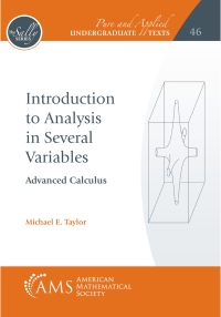 Cover image: Introduction to Analysis in Several Variables 9781470456696