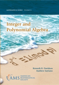 表紙画像: Integer and Polynomial Algebra 9781470473327
