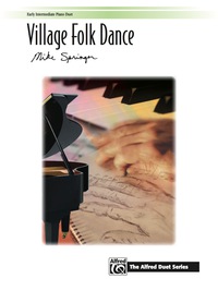 Cover image: Village Folk Dance: Early Intermediate Piano Duet (1 Piano, 4 Hands) 1st edition 9781470615642