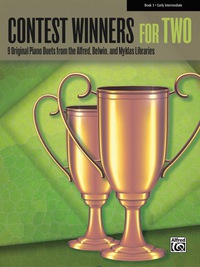 Cover image: Contest Winners for Two, Book 3: 9 Original Piano Duets (1 Piano, 4 Hands) from the Alfred, Belwin, and Myklas Libraries for Early Intermediate Pianists 1st edition 9780739099698