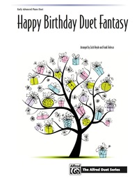 Cover image: Happy Birthday Duet Fantasy: Early Advanced Piano Duet (1 Piano, 4 Hands) 1st edition 9781470619008