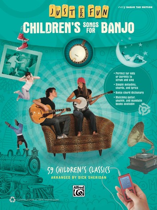 Cover image: Just for Fun: Children's Songs for Banjo: 59 Children's Classics for Easy Banjo TAB 1st edition 9780739096277