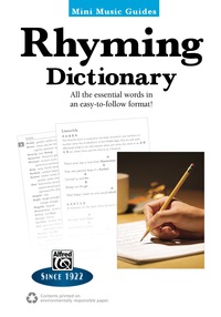 Cover image: Mini Music Guides: Rhyming Dictionary: All the Essential Words in an Easy-to-Follow Format! 1st edition 9780739095898