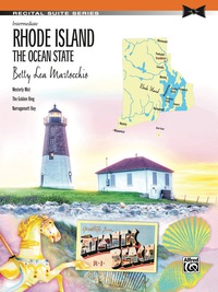 Cover image: Rhode Island: The Ocean State: Intermediate Piano Suite 1st edition 9781470622893