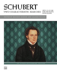 Cover image: Two Characteristic Marches, Op. 121, D. 886: Piano Duet (1 Piano, 4 Hands) 1st edition 9780739083178