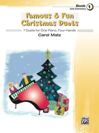 Cover image: Famous & Fun Christmas Duets, Book 1: 7 Early Elementary Duets for One Piano, Four Hands 1st edition 9780739098882