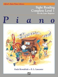 Cover image: Alfred's Basic Piano Library: Sight Reading Book Complete Level 1 (1A/1B) 1st edition 9780739037614