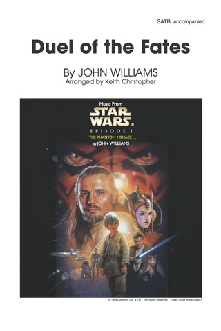 Cover image: Duel of the Fates (from Star Wars Episode I: The Phantom Menace): For SATB Choir 1st edition 9780711978294