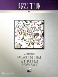 Cover image: Led Zeppelin - III Platinum Album Edition: Piano/Vocal/Chords 1st edition 9780739068892