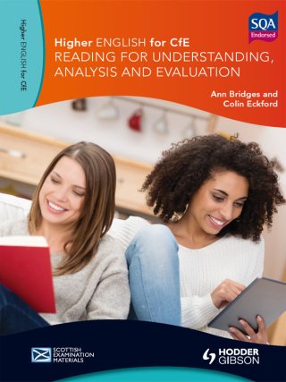 Cover image: Higher English: Reading for Understanding, Analysis and Evaluation 9781471838064