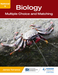 Cover image: National 5 Biology: Multiple Choice and Matching 9781471847486