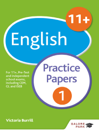 Cover image: 11+ English Practice Papers 1 9781471849138