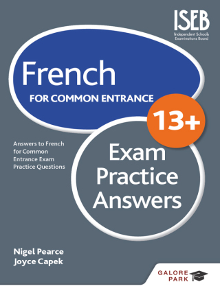 Cover image: French for Common Entrance 13  Exam Practice Answers 9781471853197