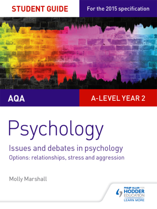 Cover image: AQA Psychology Student Guide 3: Issues and debates in psychology; options 9781471856808