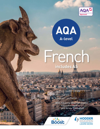 Cover image: AQA A-level French (includes AS) 9781471857959