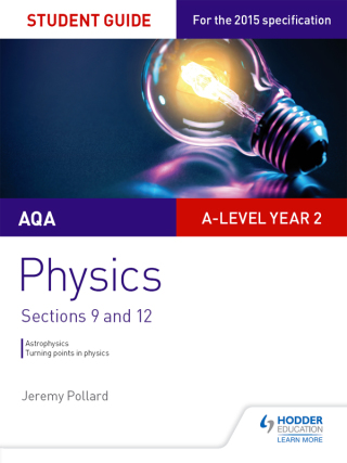Cover image: AQA A-level Year 2 Physics Student Guide: Sections 9 and 12 9781471859144