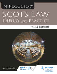 Cover image: Introductory Scots Law Third Edition 9781471863714