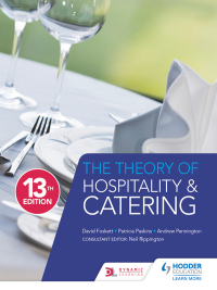 Cover image: The Theory of Hospitality and Catering Thirteenth Edition 9781471864940