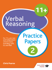 Cover image: 11+ Verbal Reasoning Practice Papers 2 9781471874994