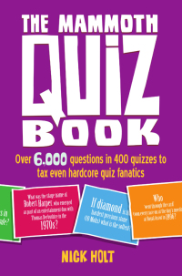 Cover image: The Mammoth Quiz Book 9781472105882