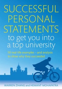 Cover image: Successful Personal Statements to Get You into a Top University 9781845285142